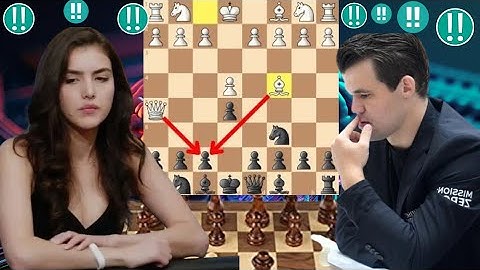 Aggressive Chess Game :03 By Magnus Carlsen vs Alexandra Botez