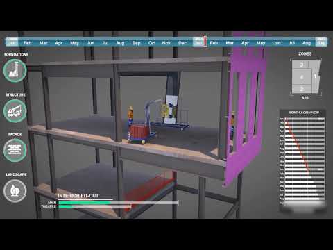 Facade installation sequence