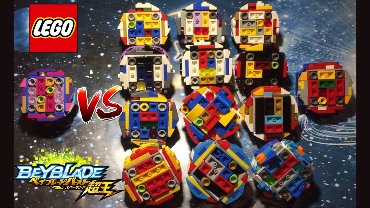 LEGO Jet Wyvern vs all LEGO Sparking Attack and Balance types | Beyblade Burst