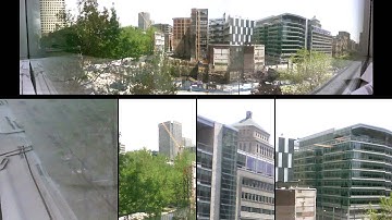 Scallop Imaging D7 180-degree Camera overlooking Montreal street