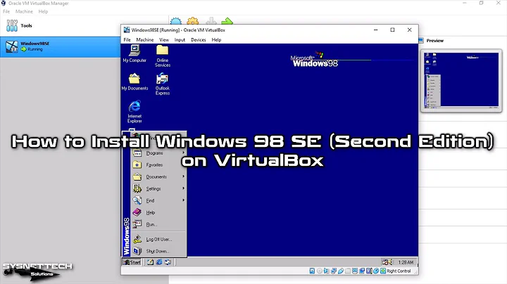 How to Install Windows 98 SE (Second Edition) on VirtualBox | SYSNETTECH Solutions