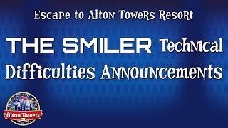 Alton Towers - The Smiler Technical Difficulties Announcements Interactive Video