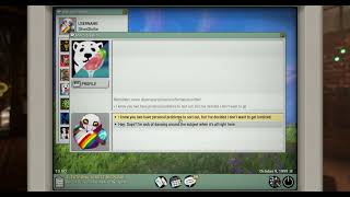 Warframe 1999: Deciding not to get involved with Minerva and Velimir's personal problems (ends chat)