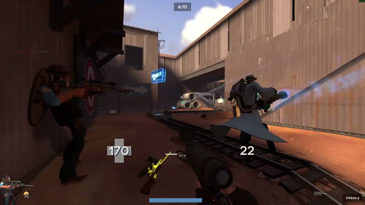 [팀포2] 4개월 쉬고 팀포 재활중