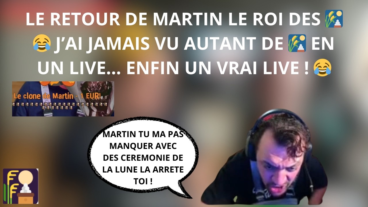 TK PÉTE UN CÂBLE APRÈS LE RETOUR DE MARTIN ET DES 🎑😂 L A SPAMMÉ DU DÉBUT À LA FIN DU LIVE 😭
