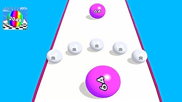Ball Run 2048: Ball Games 3D ! All Levels Gameplay (161-171) android, ios