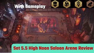 Set 5.5 High Noon Saloon Arena Review | 6 Sentinel 4 Renewer Gameplay | TFT Set 5.5 Patch 11.15