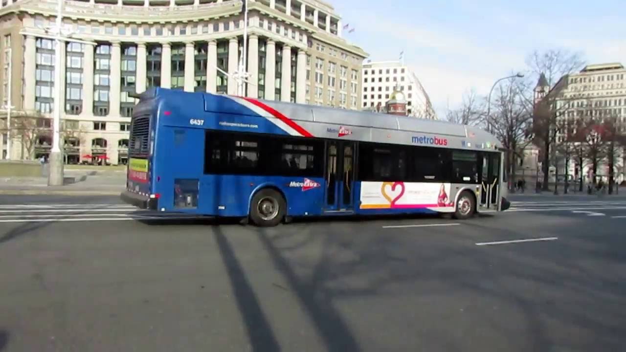 new flyer buses WMATA MetroExtra 2009 New Flyer DE42LFA #6437