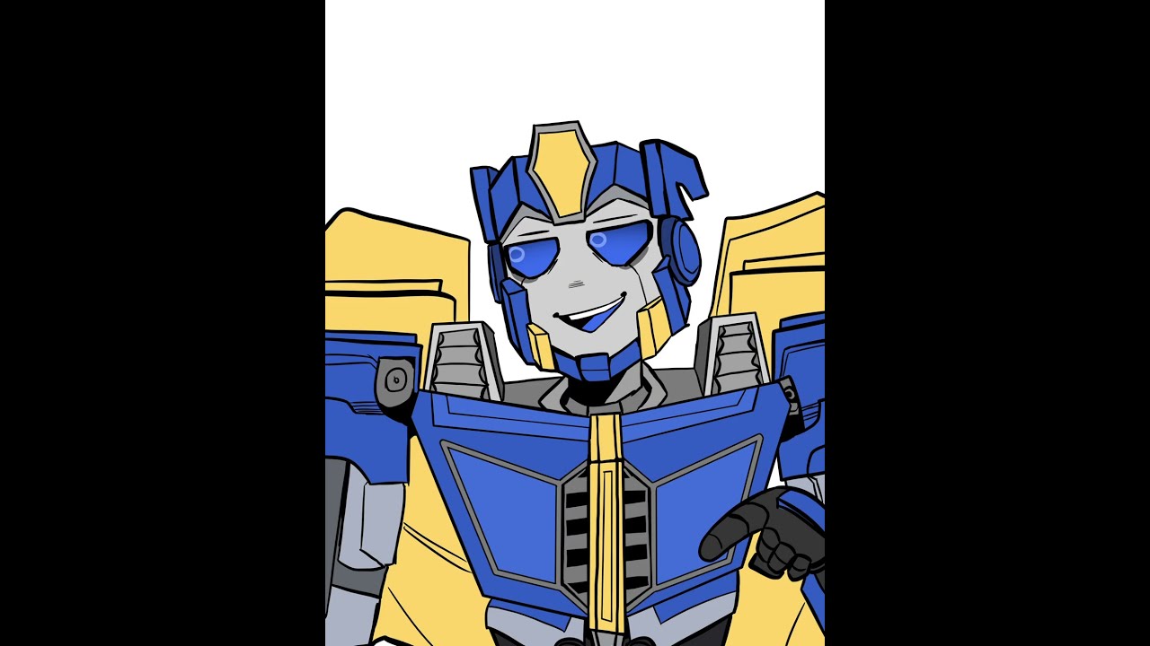 Bee Snacking Transformers Transformersone Optimusprime Bumblebee Megatron Elita Art Cute