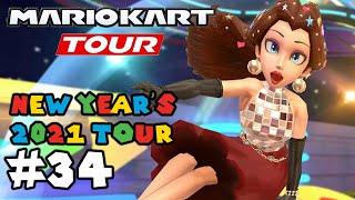 Mario Kart Tour: New Year's 2021 Tour - Gameplay Walkthrough Part 34