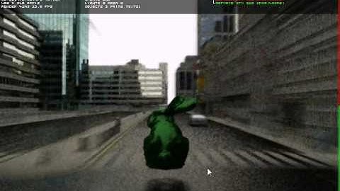 Real-time photorealistic GPU path tracing: Breakdancing Blinn Bunny