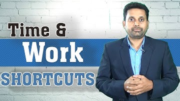 Time & Work | Important Shortcuts | Bank, TNPSC, SSC, Railways, Insurance/ shakthiiacademy