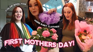 MY FIRST MOTHER&#39;S DAY! Color Analysis + Baby Clothes!
