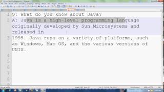 Java Interview Questions By Pankaj Panjwani  - 1