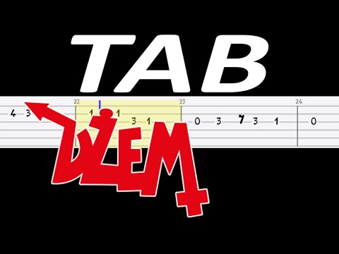 🎸 Wehikuł czasu (Dżem) - łatwa melodia TAB (gitara) 🎵 TABY I NUTY W OPISIE 🎼