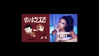 Demi Lovato and Kocchi no Kento Mashup - Sorry Not Hai Yorokonde