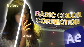 Basic Color Correction + Quality Settings/Tutorial for After Effects!