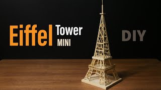 DIY Wooden Eiffel Tower | Amazing Popsicle Stick Craft Project
