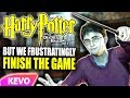 Deathly Hallows Part 1 but we frustratingly finish the game