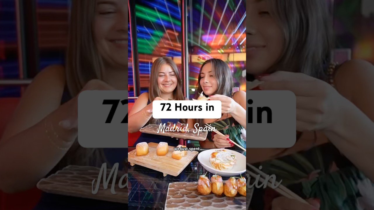 Everything we ate in Madrid!!