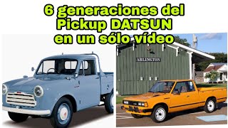 6 generaciones del Pickup DATSUN en un sólo vídeo // #datsun // minitrucks