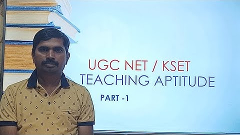 KSET/NET Paper 1 / Teaching aptitude in Kannada live 1
