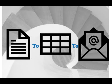 Microsoft forms to excel to email