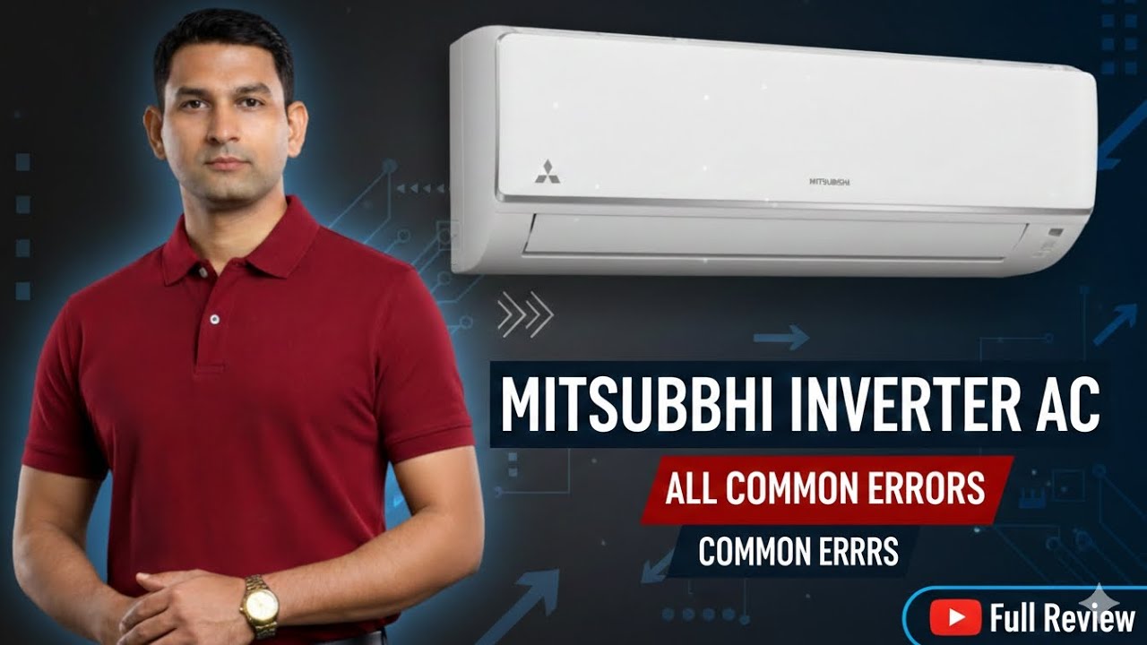 Mitsubishi inverter AC Error Codes Explained! How to Fix Common Problems Easily