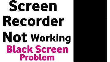 screen recording black screen fix, screen recording black screen issue, screen recording black scree