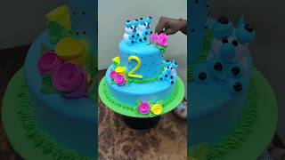 Teddy bears Roses Cake #trending #cake #cake #cakedecorating