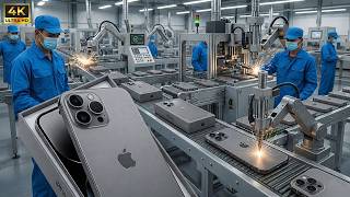 Inside Apple Factory: How Grey Titanium iPhone 17 Pro Max is Made! (Full Process)