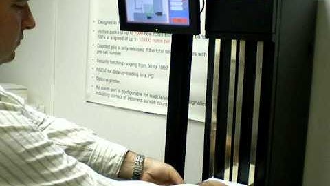 Optical counting machine - Vacuumatic Count-S - Sample test of 2 different types of card