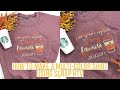 HOW TO MAKE A MULTI-COLOR SHIRT USING HTV/IRON ON & CRICUT - GREAT FOR SCRAPS