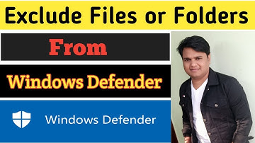 How to exclude files and folders from Windows Defender || Windows 10