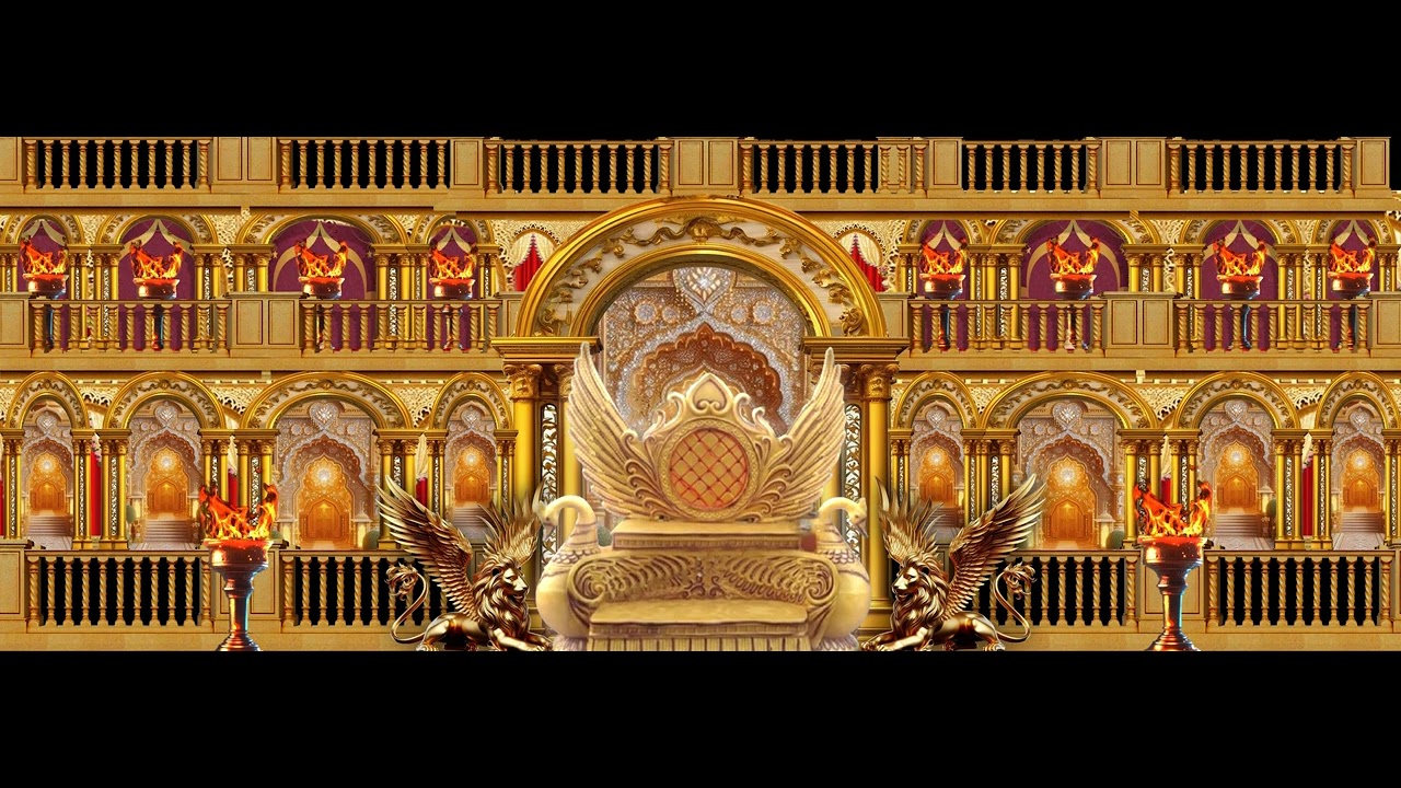 ramleela animated led wall mapping loop background