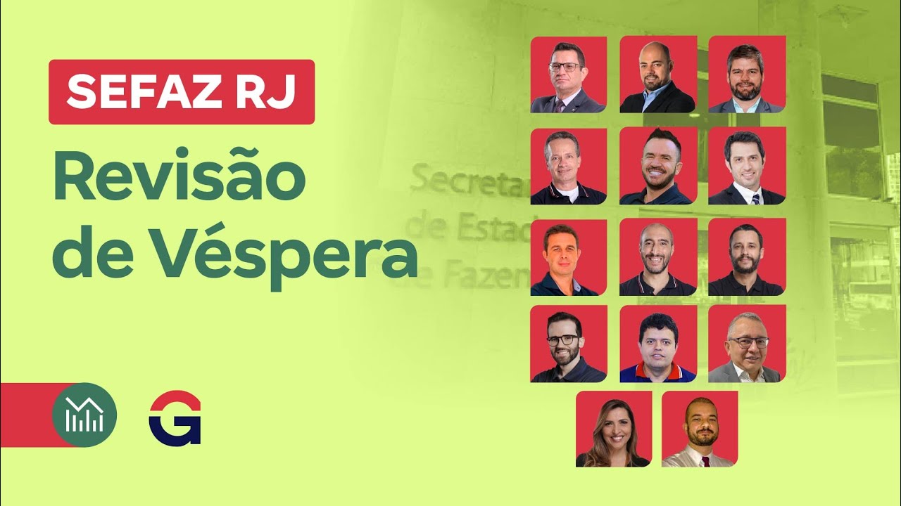 Concurso SEFAZ RJ | Revisão de Véspera