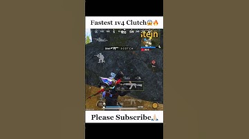 Fastest 1v4 Clutch😱 #shorts #short #shortvideo #youtubeshorts #pubgmobile #pubg #bgmi #bgmishorts