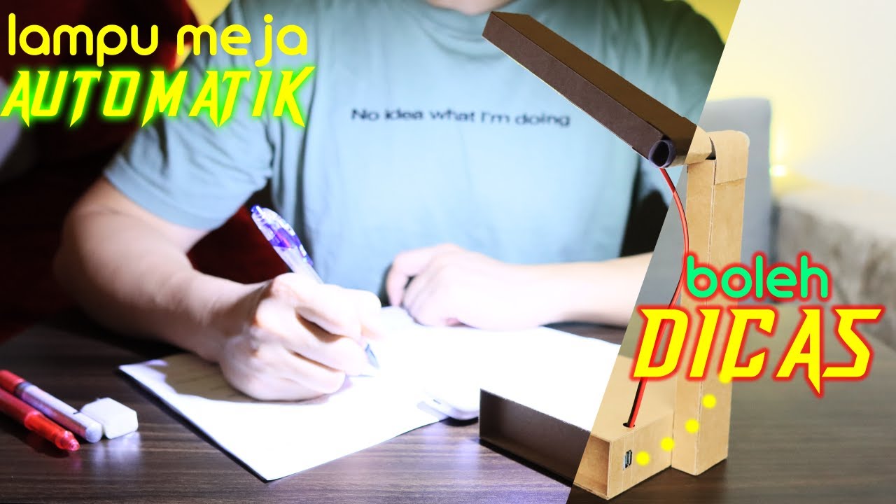 RBT STEM | Lampu Meja Bersensor Inframerah boleh DICAS | Projek Sekolah Mudah | Projek 9