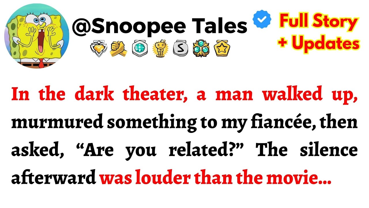 In the dark theater, a man walked up, murmured something to my fiancée, then asked… - Reddit Stories
