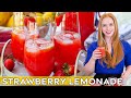 The Best Homemade Strawberry Lemonade Recipe - Perfect for summer!