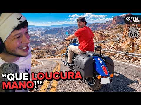 🚨 RENATO GARCIA CROSSED THE MOST DANGEROUS PART OF ROUTE 66 - Aruan Clips
