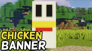 How To Make A Chicken Banner in Minecraft! (1.15+)