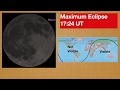 Penumbral lunar eclipse  2023 may 5   animation