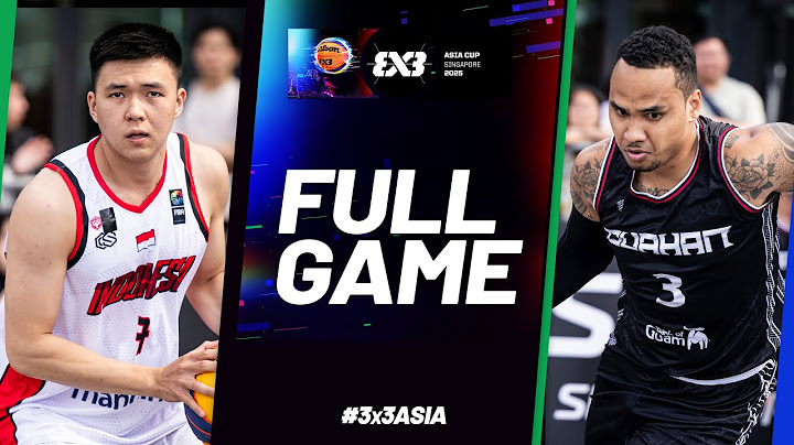 Indonesia 🇮🇩 vs Guam 🇬🇺 | Men Full Game | FIBA 3x3 Asia Cup 2025 | #3x3Basketball