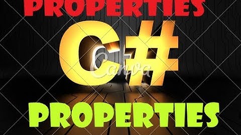 7|| C#| |Tutorial In Bangla || Properties ||Asp.Net Core with Angular & EF Core.