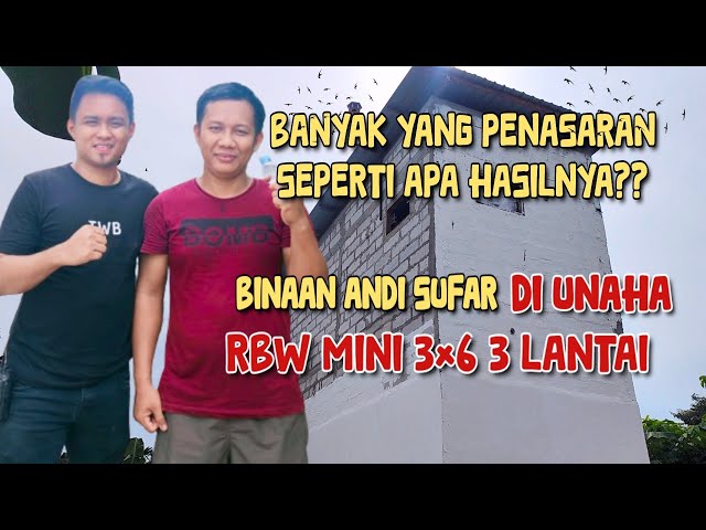 Rbw mini juga bisa sukses, cuman ukuran 3x6 3 Lantai, Binaan andi Sufar di UNAHA KONAWE class=