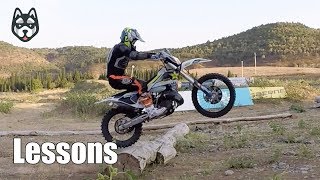 Enduro Lessons - Log Ping Techniques Husqvarna Te 300 By Husky.ge