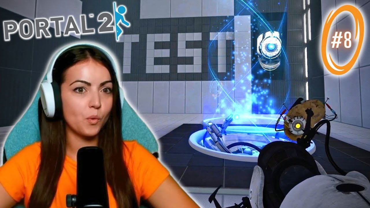We all float down here... Portal 2 BLIND Playthrough 2023 - First Time ...