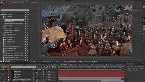 LEGO Building Epic Shots with GreenScreen (BTS of The Hobbit in 72 Seconds)