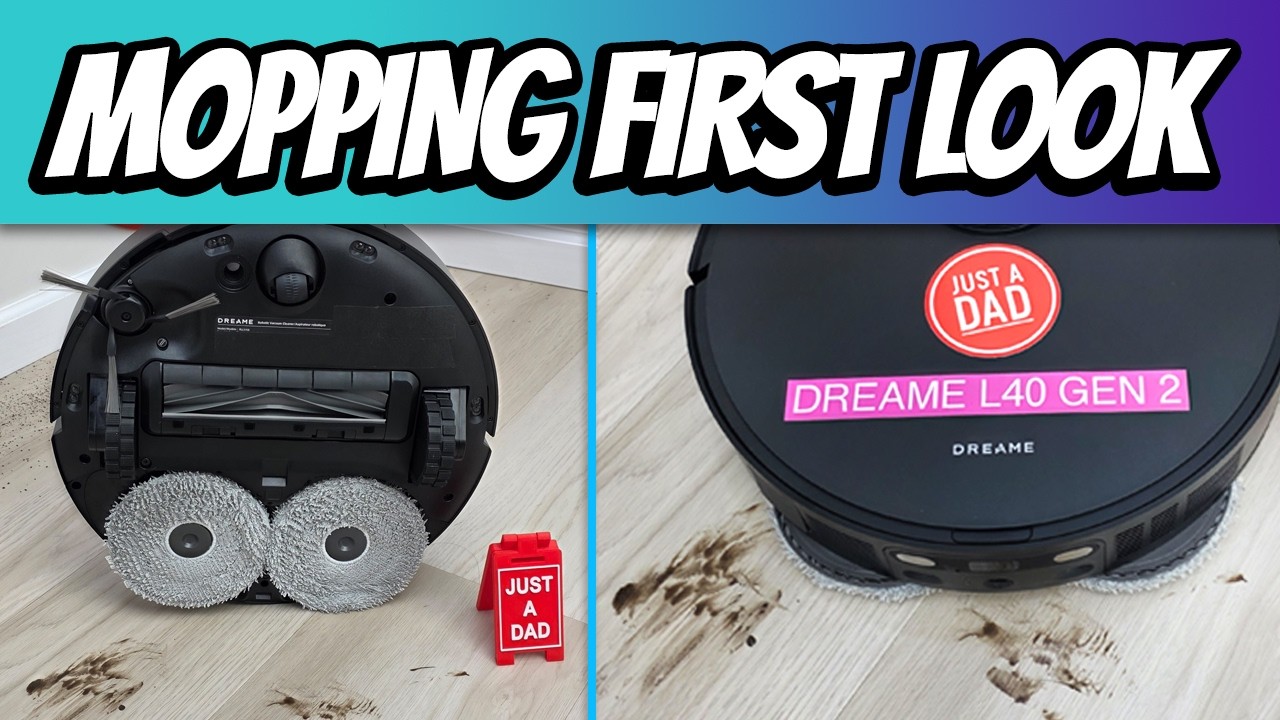 Первое тестирование швабры Dreame L40 Gen 2 🧼 Очистка углов, наматывание волос и результаты в реа...